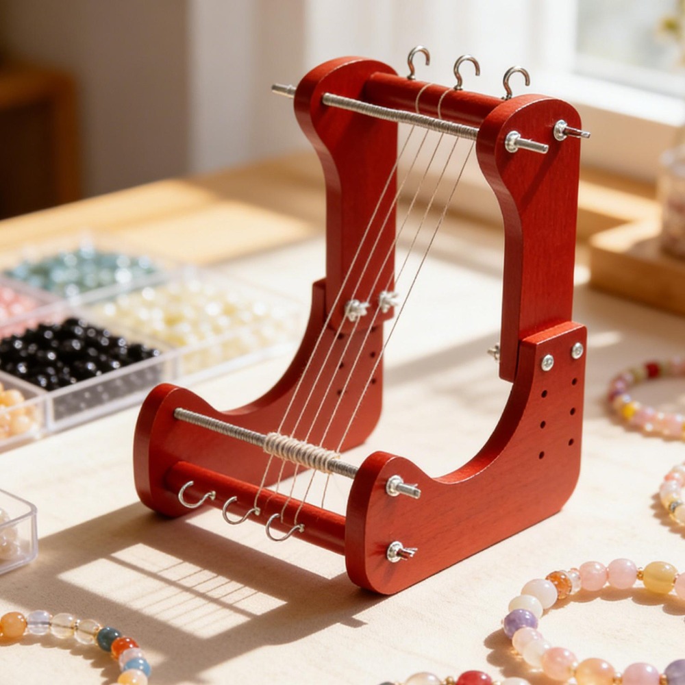 Jewelry Making Jewelry - Wooden Beading Loom Kit Adjustable Length,
