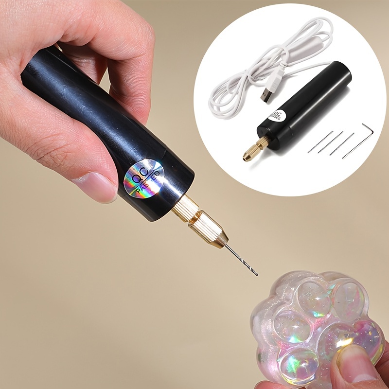 Jewelry Making Drill - Mini Electric Drill Kit USB Rechargeable