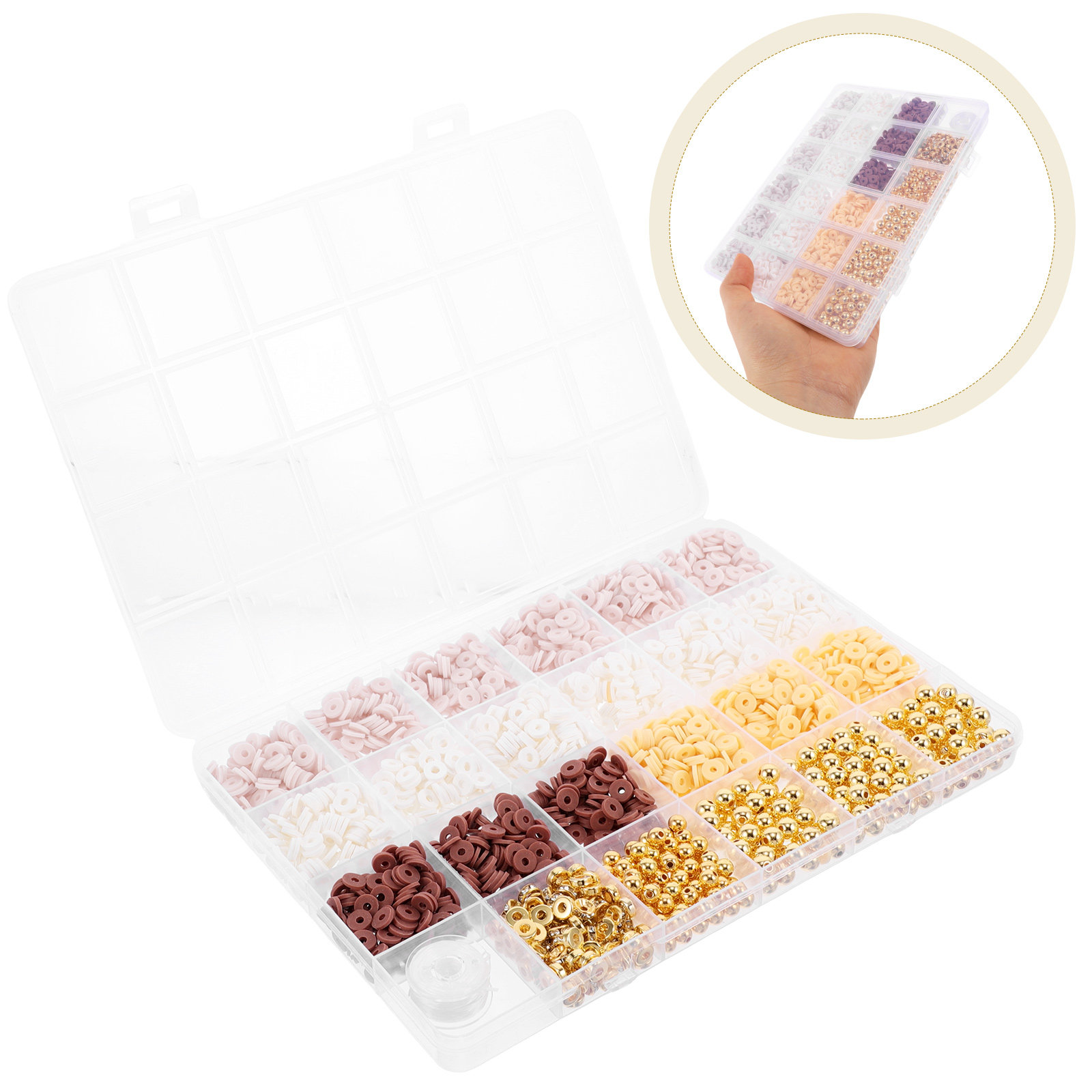 Jewelry Making Diy Kit - Polymer Clay Bead Bracelet Making Kit
