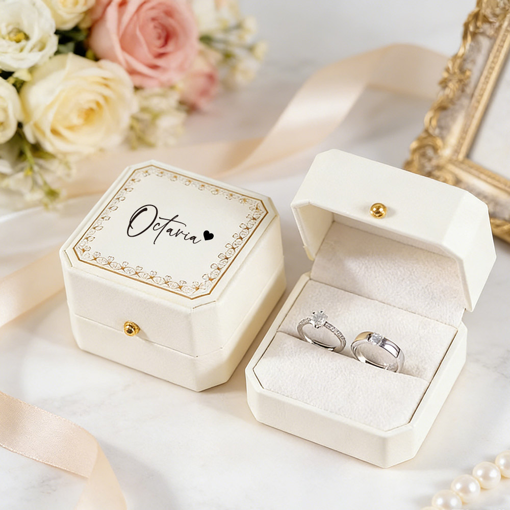 Personalized Faux Leather Ring - Jewelry Making Box 评论和价格