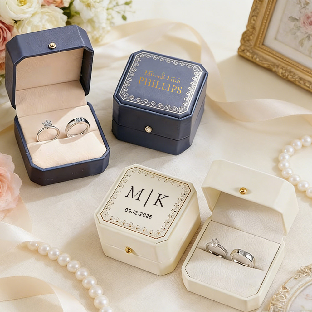 Personalized Faux Leather Ring - Jewelry Making Box 评论和价格