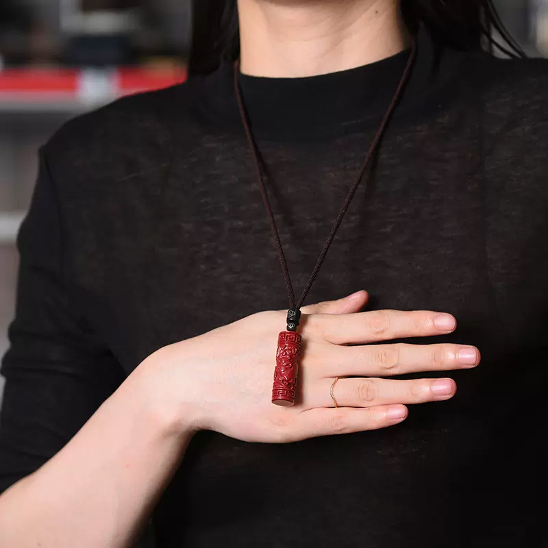 Luxury Red Cinnabar Chinese Zo - Jewelry Making Jewelry 评论和价格