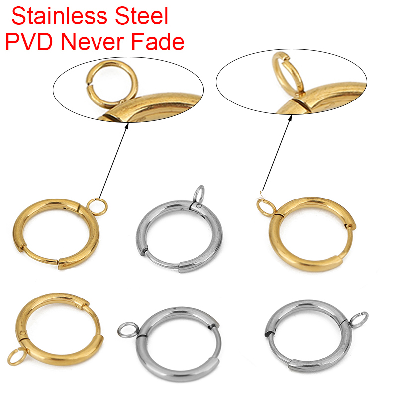 10pcs PVD Never Fade Earrings  - Jewelry Making Earrings 评论和价格