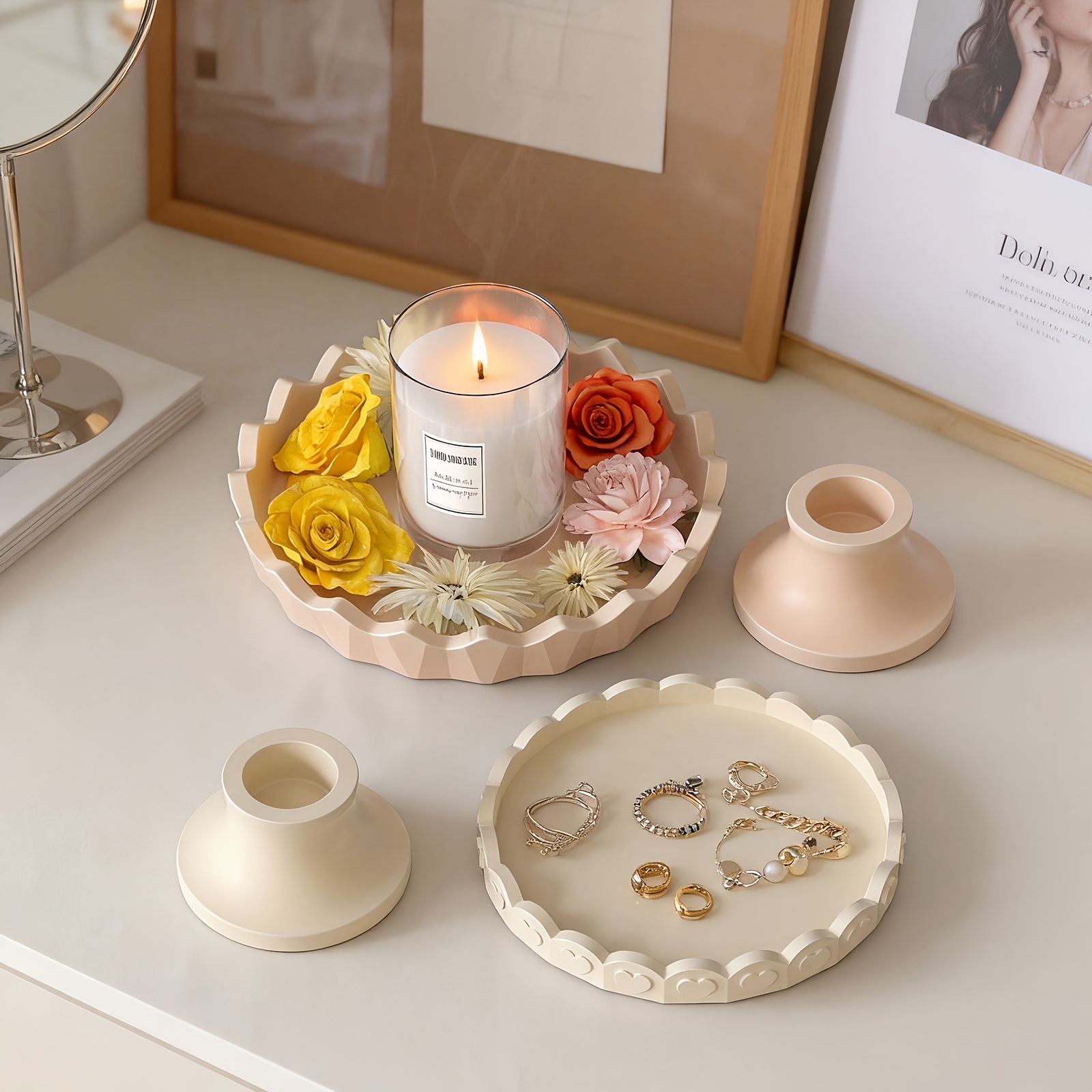 2pcs Silicone Tray Mold Set, R - Jewelry Making Online 评论和价格