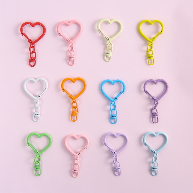 10Pcs Colorful Zinc Alloy Hear - Jewelry Making Chain 评论和价格