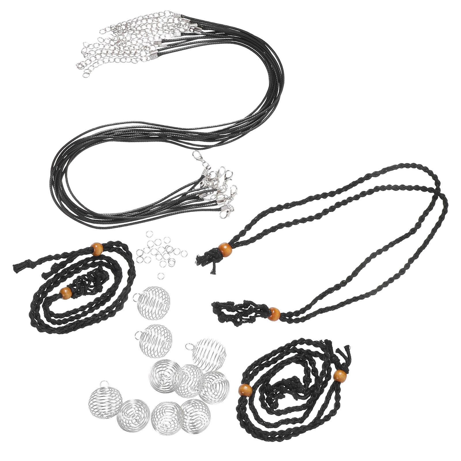 1Set Black Iron Wire and Waxed - Jewelry Making Diy Kit 评论和价格