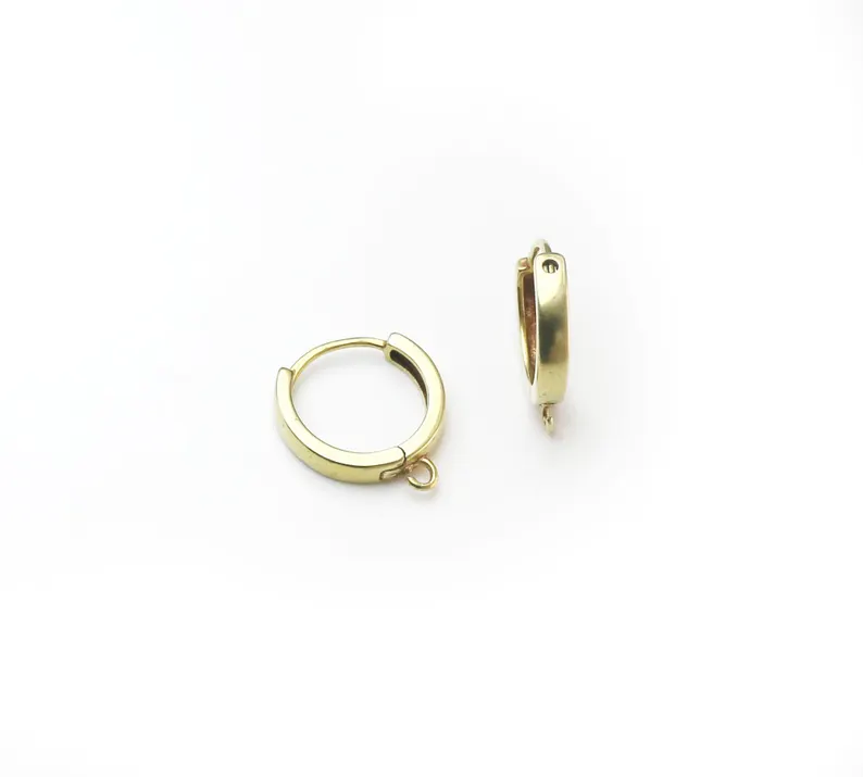 10pcs Brass Ear Hoops, Leverba - Jewelry Making Material 评论和价格