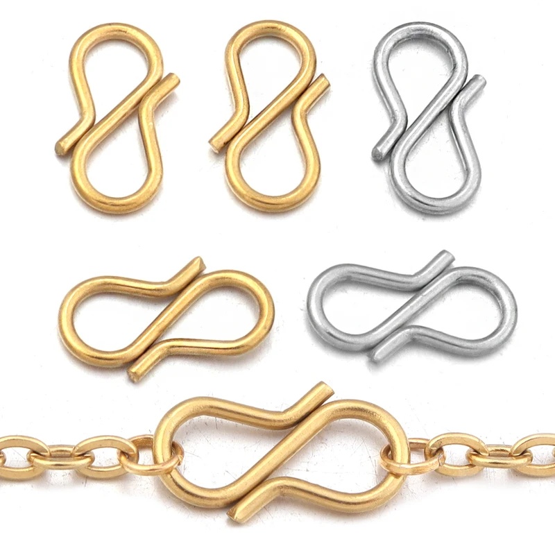 30pcs Stainless Steel S Shape  - Jewelry Making Chain 评论和价格