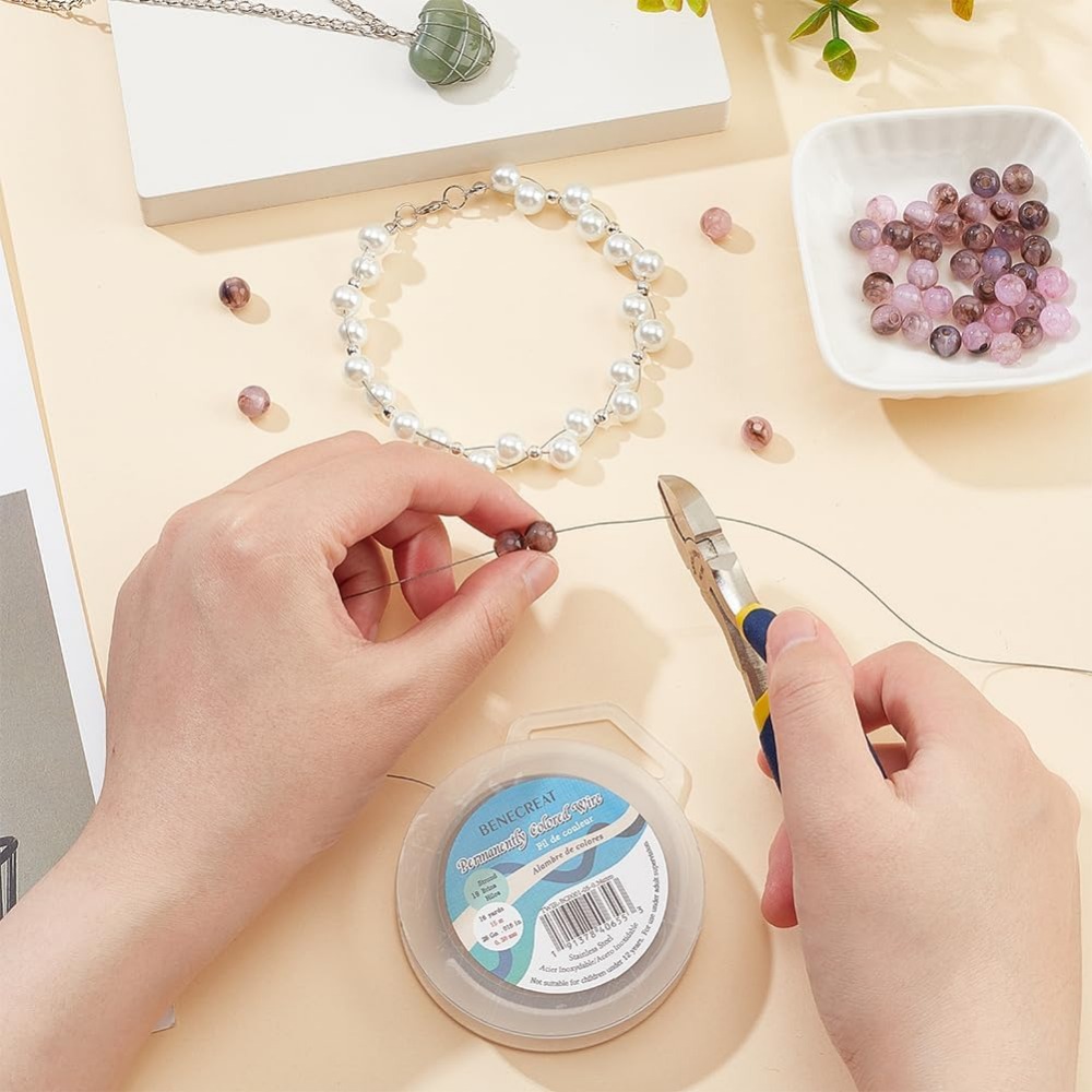19 Strands Bead String Wire (0 - Jewelry Making Diy Kit 评论和价格