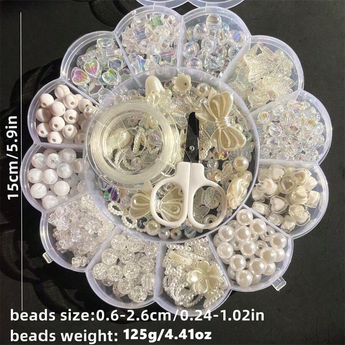 2Set/1Set 13 Grids Acrylic Flo - Jewelry Making Box 评论和价格
