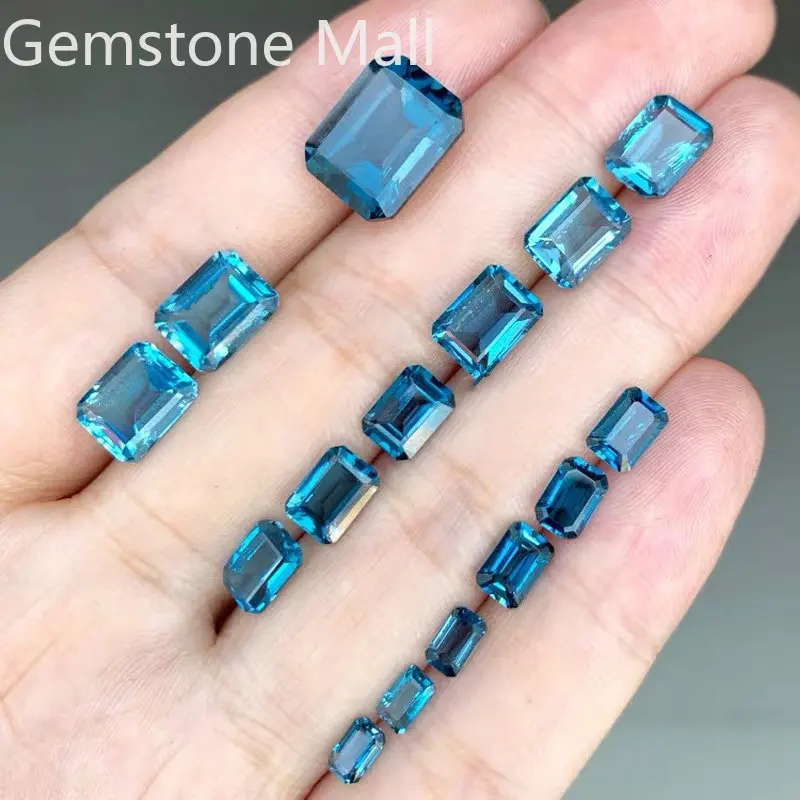 Emerald Cut Natural Topaz 4mm* - Jewelry Making In London 评论和价格