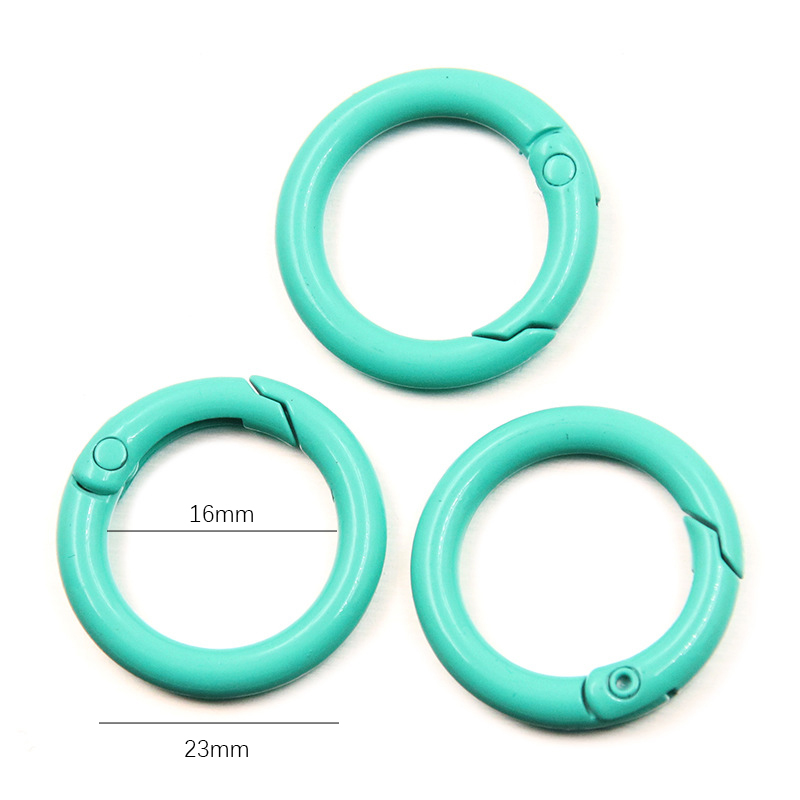 5-20pcs Colorful Spring O Ring - Jewelry Making Material 评论和价格