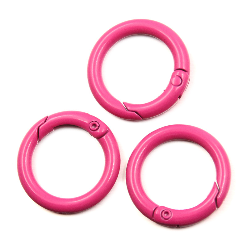 5-20pcs Colorful Spring O Ring - Jewelry Making Material 评论和价格