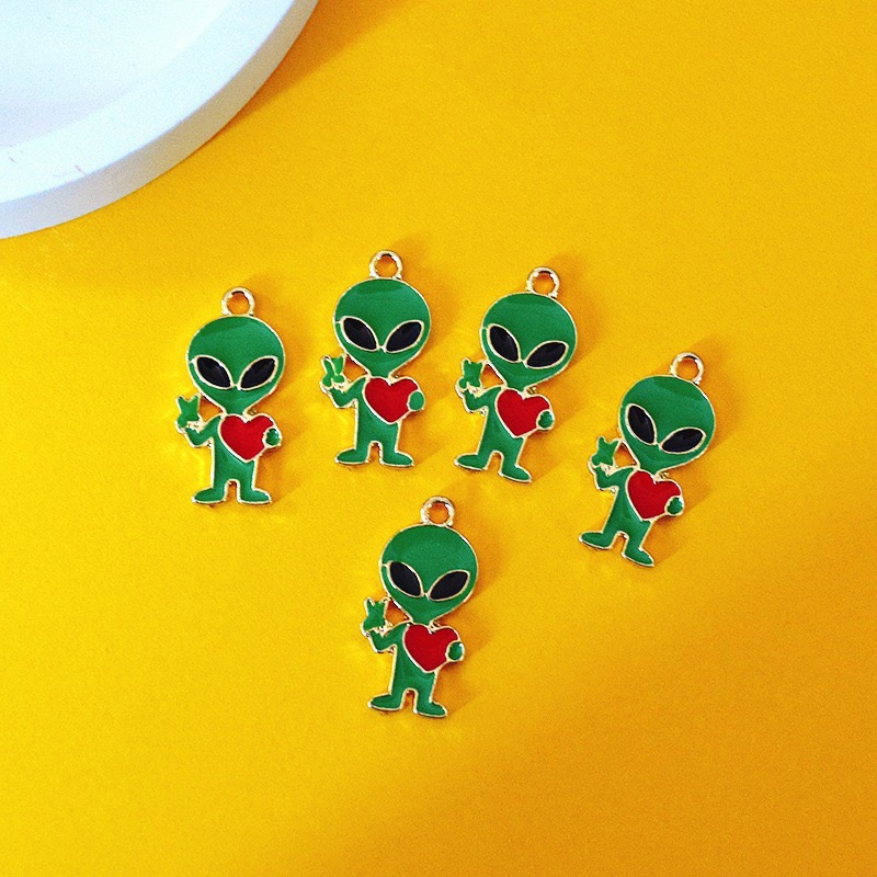 10pcs Simple Alien Alloy Drip  - Jewelry Making Earrings 评论和价格