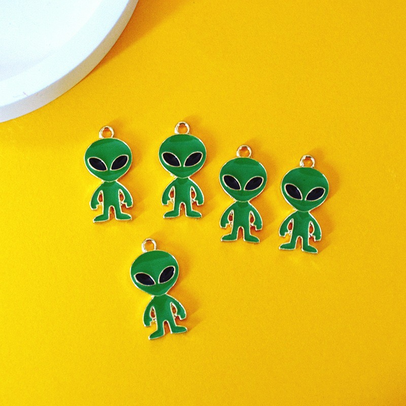 10pcs Simple Alien Alloy Drip  - Jewelry Making Earrings 评论和价格