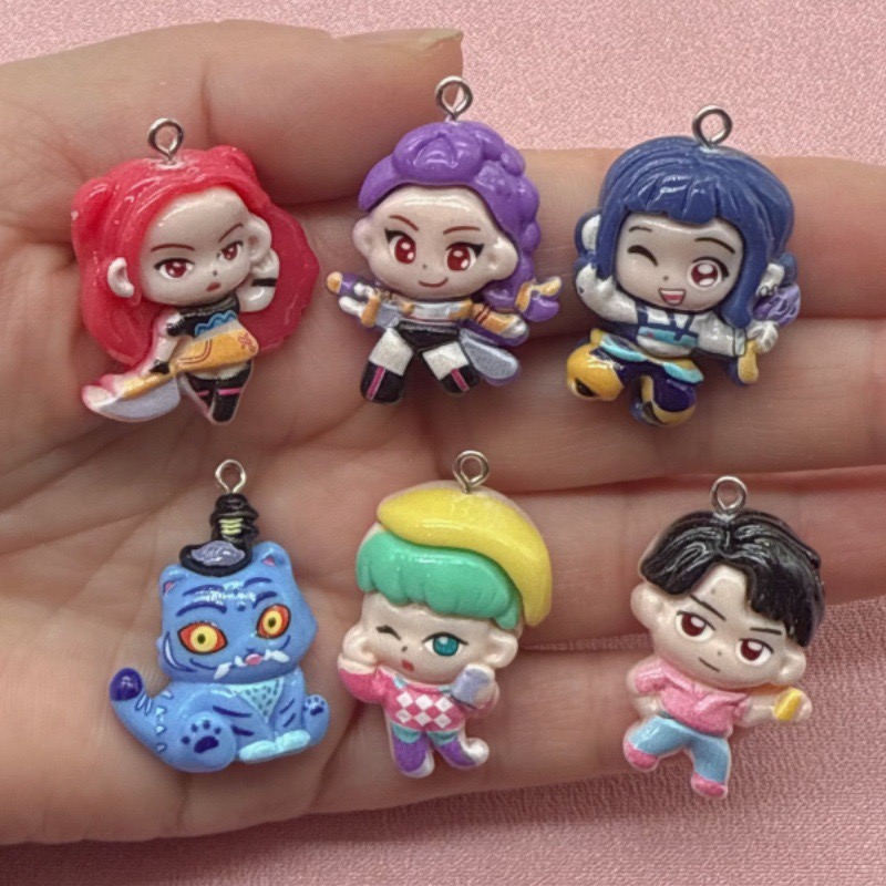 10pcs resin cartoon pendant, D - Jewelry Making Jewelry 评论和价格