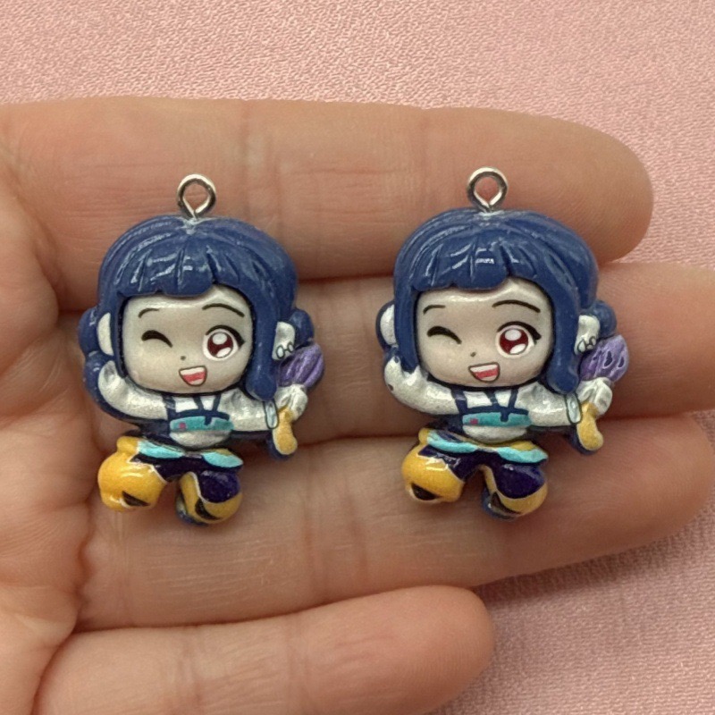 10pcs resin cartoon pendant, D - Jewelry Making Jewelry 评论和价格