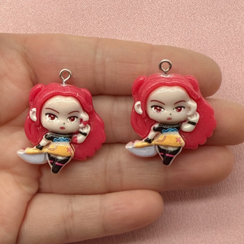 10pcs resin cartoon pendant, D - Jewelry Making Jewelry 评论和价格
