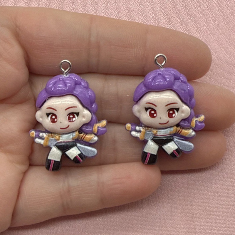 10pcs resin cartoon pendant, D - Jewelry Making Jewelry 评论和价格