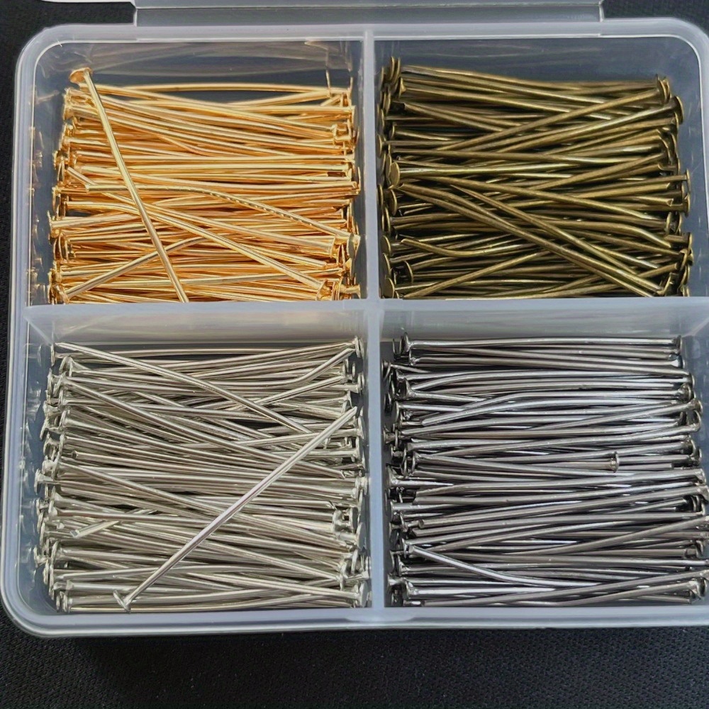 400pcs Mixed Iron Head Pins 30 - Jewelry Making Box 评论和价格