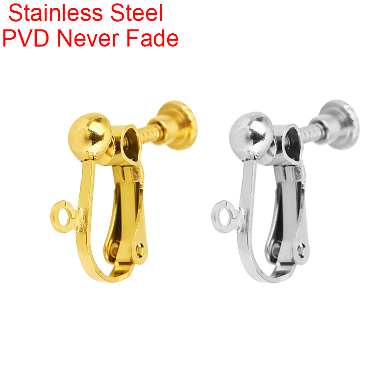 4pcs PVD Never Fade Stainless  - Jewelry Making Earrings 评论和价格