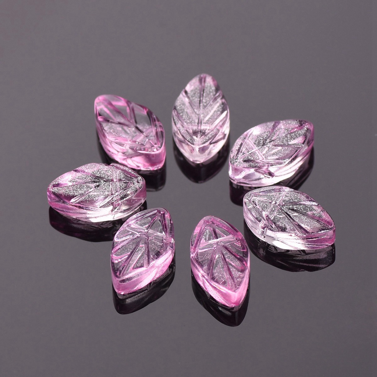 20pcs 11x7mm Oval Leaf Shape C - Jewelry Making Drill 评论和价格