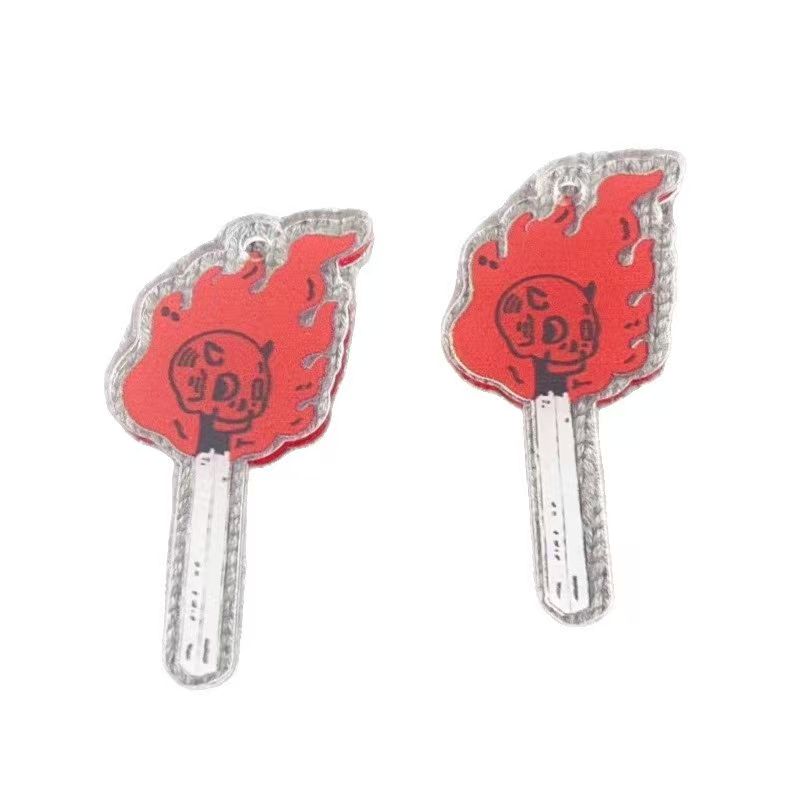 10pcs acrylic skull pendant, D - Jewelry Making Jewelry 评论和价格