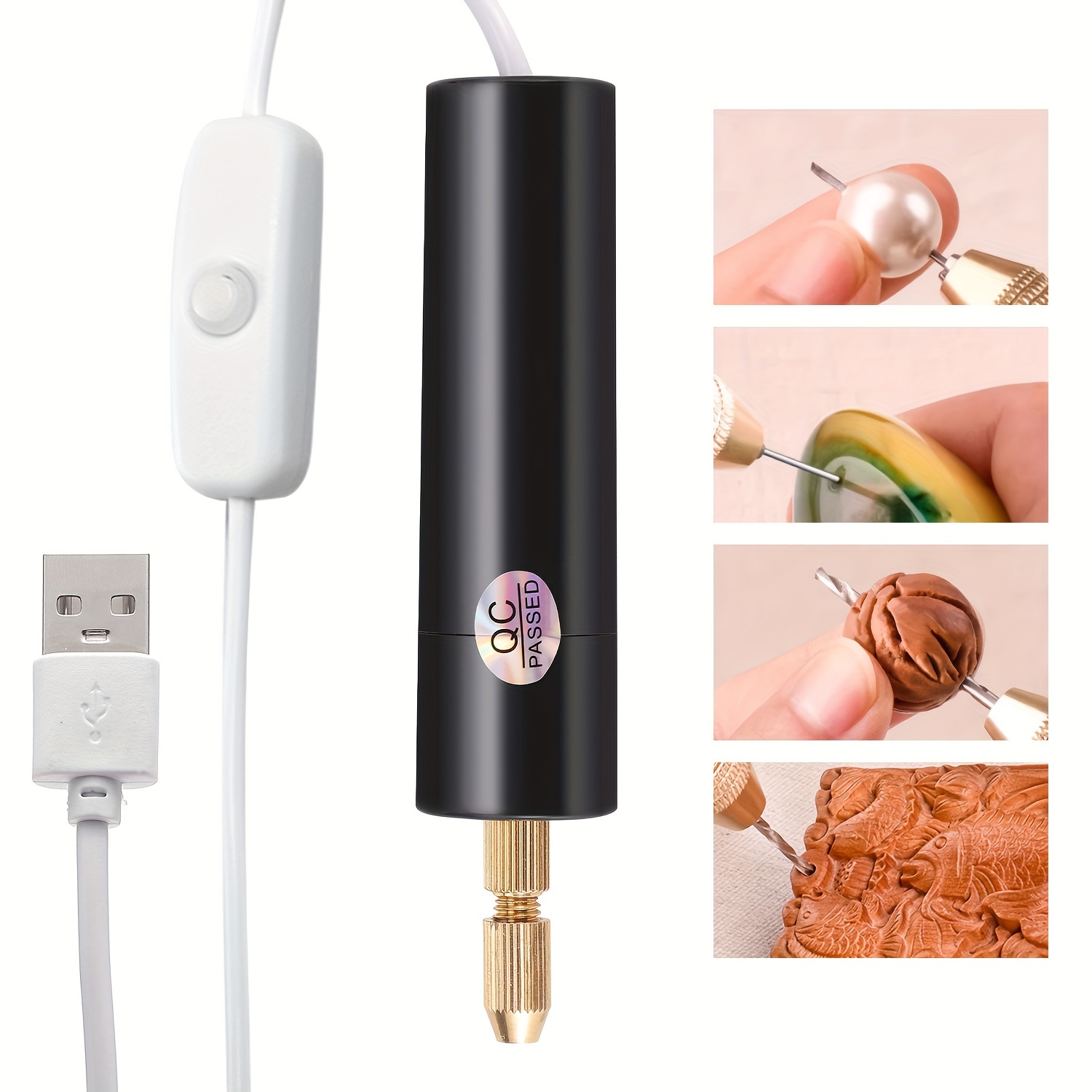 Mini Electric Drill Kit USB Re - Jewelry Making Drill 评论和价格