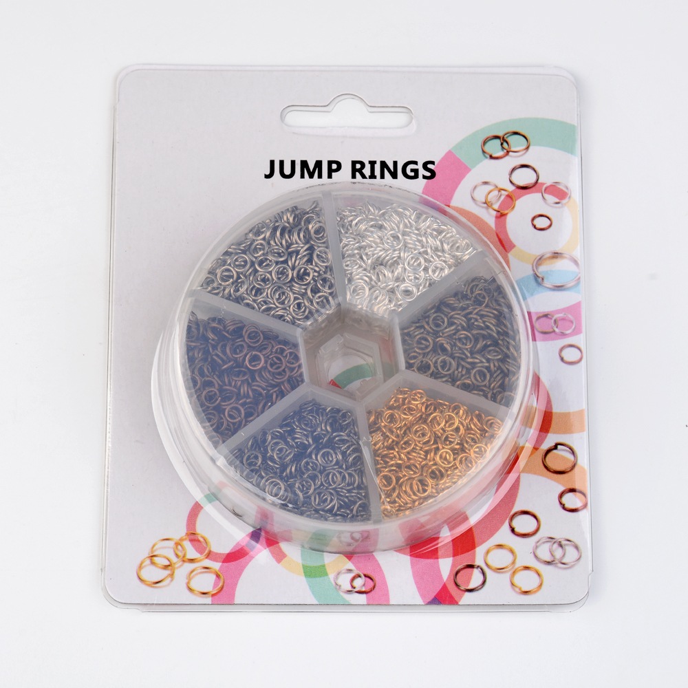 1 Box Iron Jump Rings Open/Clo - Jewelry Making Box 评论和价格