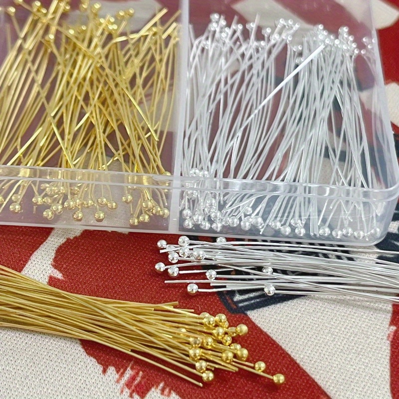 200pcs Copper Ball Pins Assort - Jewelry Making Diy Kit 评论和价格
