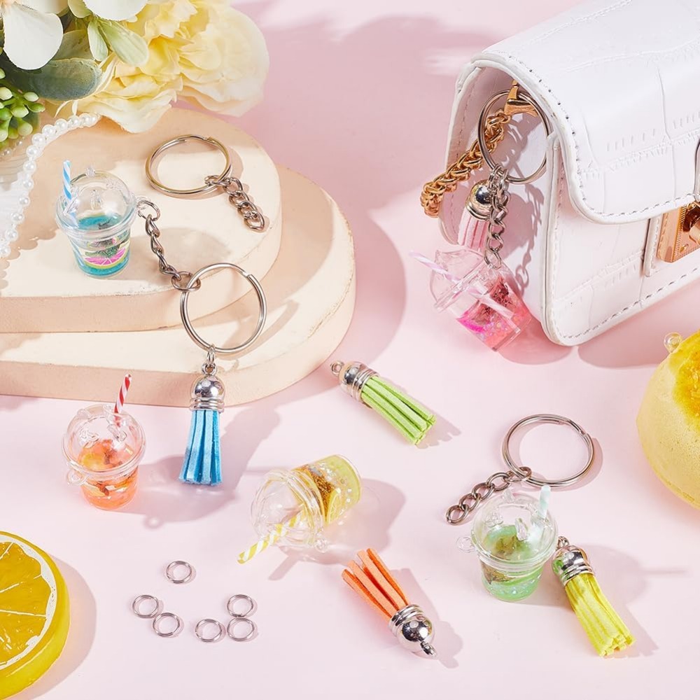 35Pcs DIY 5 Sets Bubble Tea Ke - Jewelry Making Chain 评论和价格