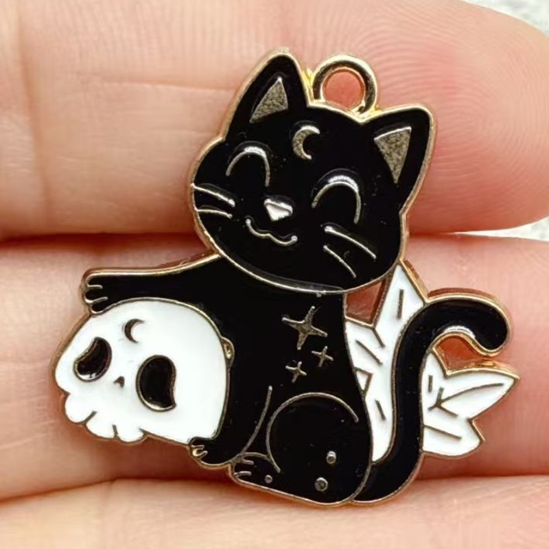 10pcs Original Alloy Enamel Bl - Jewelry Making Earrings 评论和价格