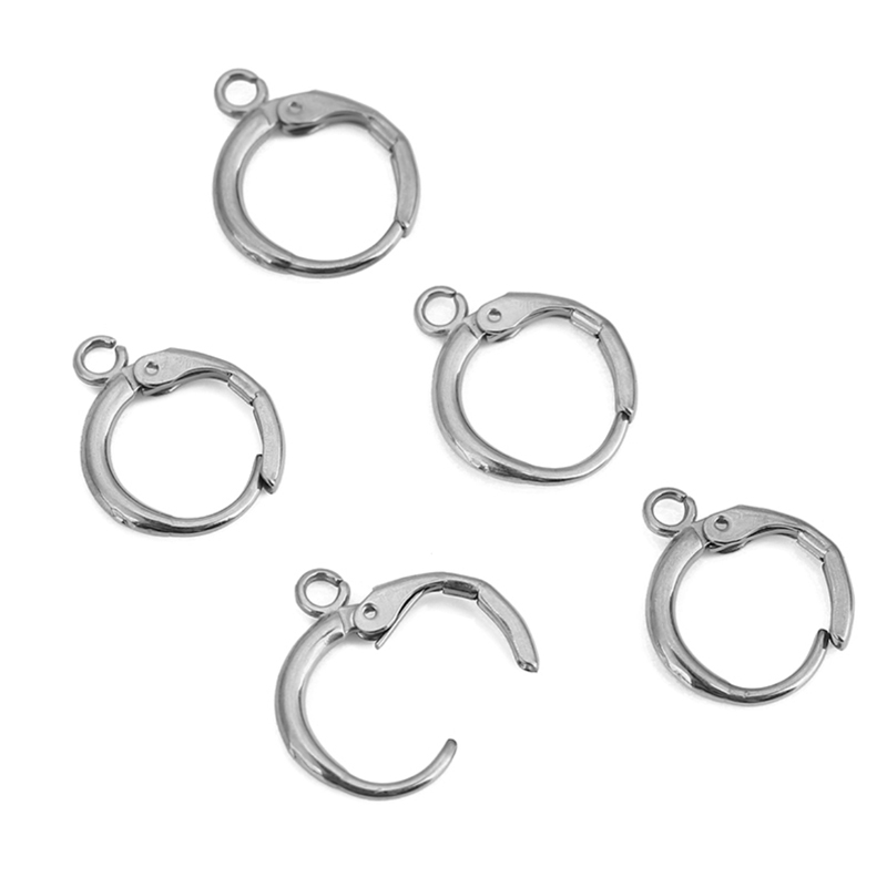 10pcs 12mm Hypoallergenic Earr - Jewelry Making Earrings 评论和价格