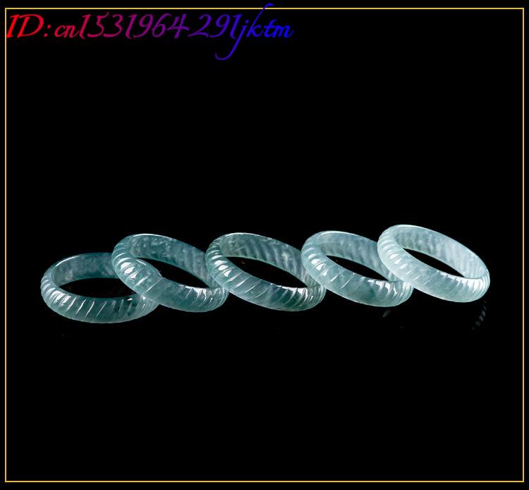 Blue Real Burmese Jadeite Ring - Jewelry Making Jewelry 评论和价格