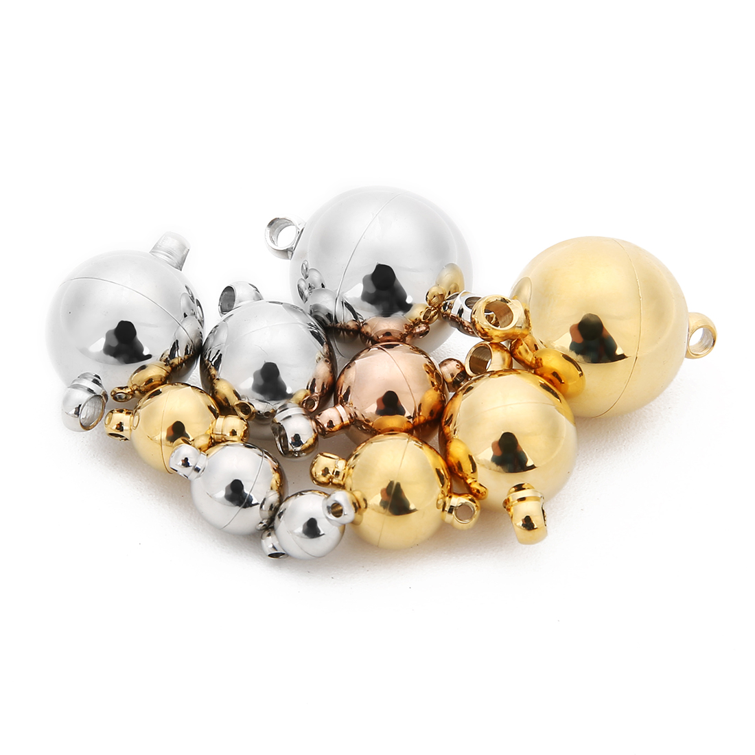 2pcs Stainless Steel Magnetic  - Jewelry Making Material 评论和价格