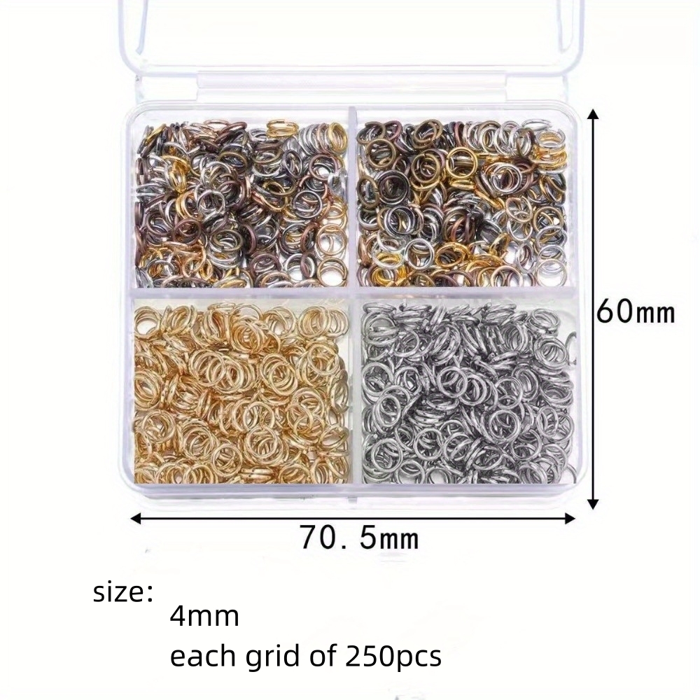 200-1000pcs/Box Mix Color Open - Jewelry Making Box 评论和价格