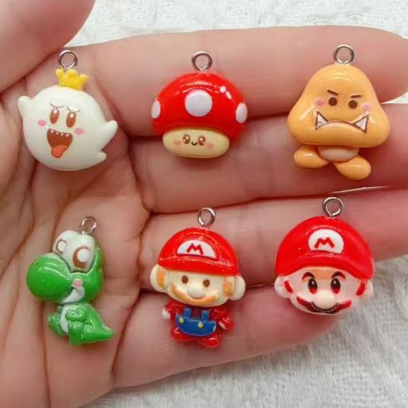 10pcs resin cartoon pendant, D - Jewelry Making Jewelry 评论和价格