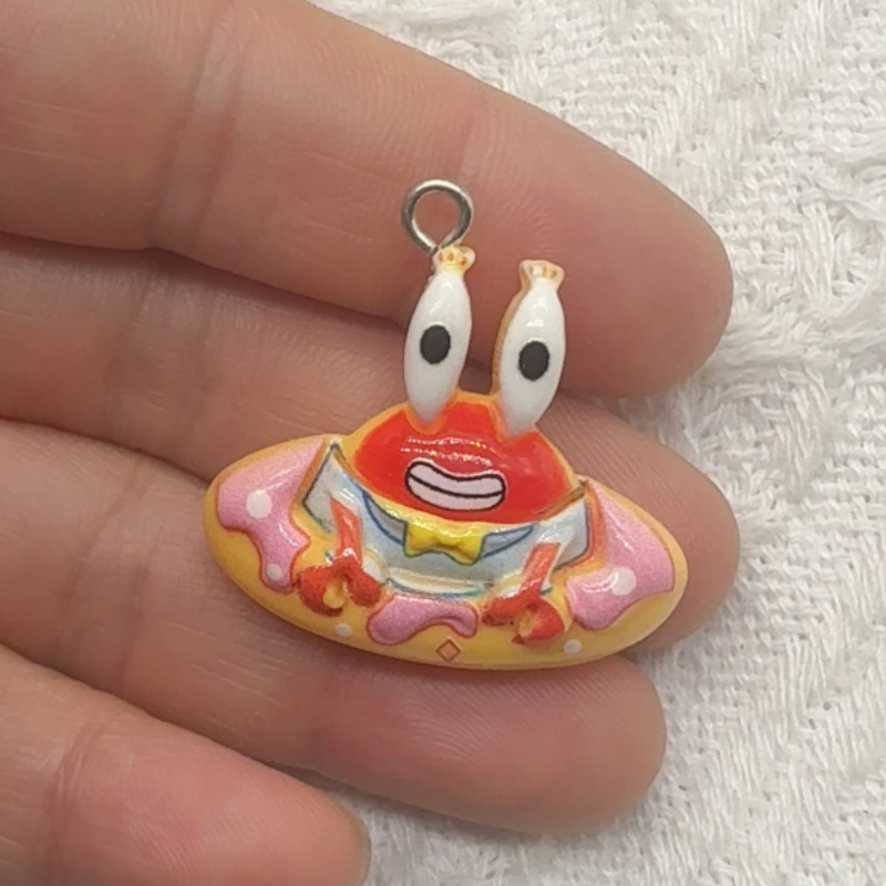 10pcs cartoon resin pendant, D - Jewelry Making Earrings 评论和价格
