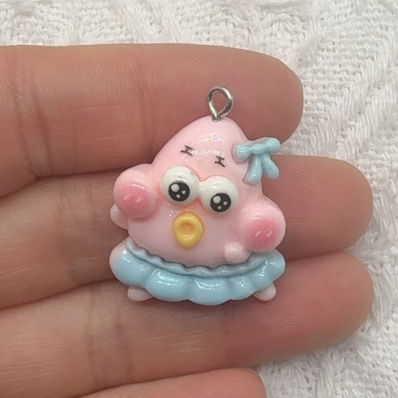 10pcs cartoon resin pendant, D - Jewelry Making Earrings 评论和价格